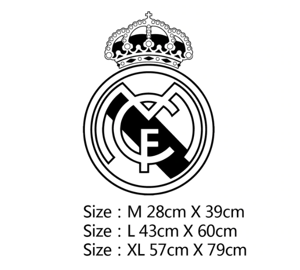 Real Madrid logo sticker autocollant Real Madrid Ultrasfanzone