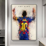 Affiche sur toile Lionel Messi