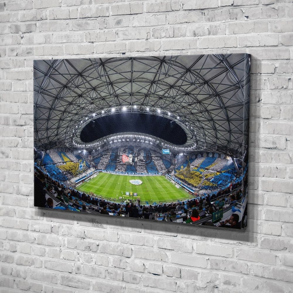 Plaque Murale Métal Stade Vélodrome Marseille – 30 X 20 Cm (neuf, Sans Marque)