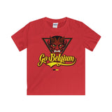 T-shirt enfant Belgium | "Go Belgium" vintage style Kids clothes Ultrasfanzone