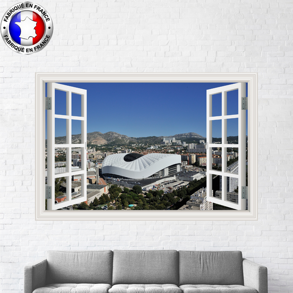 Sticker décoration stade vélodrome OM