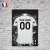 Poster Juventus personnalisable avec nom et numéro de ton choix