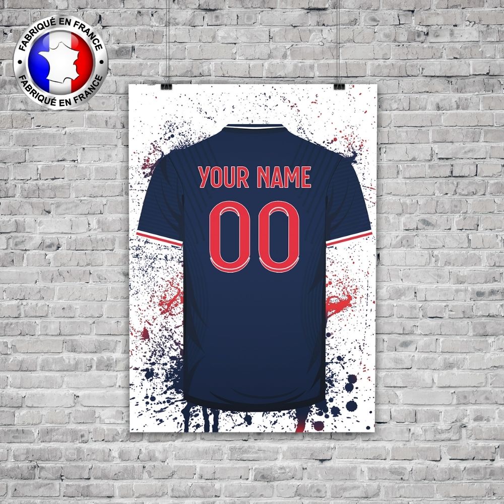 T-shirt personnalisé avec nom et numéro Ball Sports pour adultes