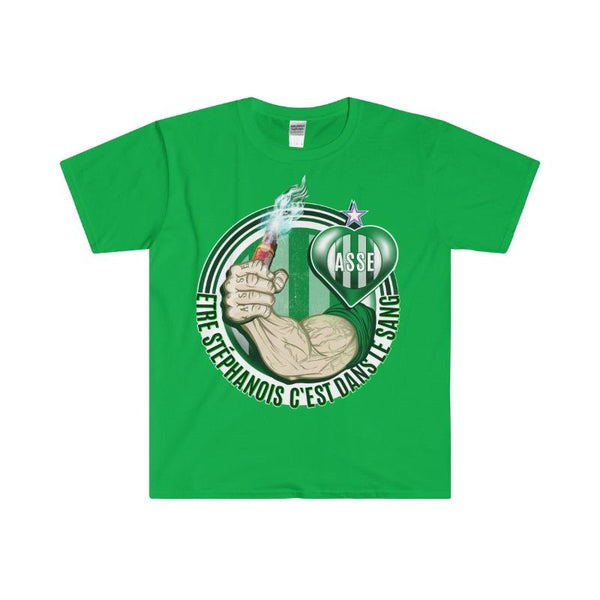 ASSE 22/23 FAN GREEN T-SHIRT S/S - WHITE ASSE 22/23 FAN GREEN T-SHIRT S/S - WHITE